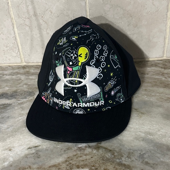Under Armour Youth Logo Hat Adjustable Snap Back Baseball Hat - Picture 1 of 7